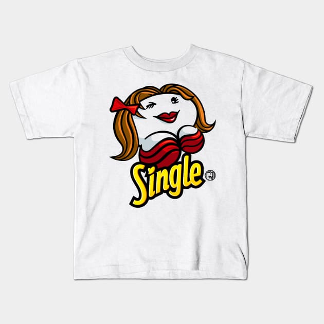 Single Potato Crisps Kids T-Shirt by bebadinfluence